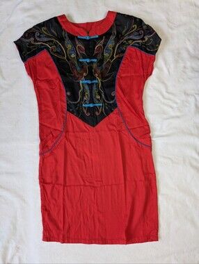 Vintage Women's Asian Inspired Dress